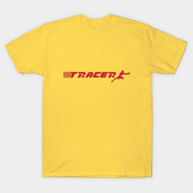 Tracer Delivery-Yellow T-Shirt by NerdFly